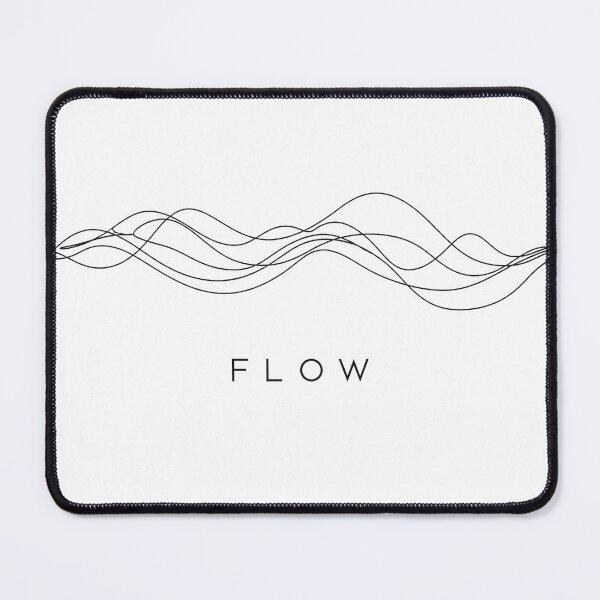 Item preview, Minimalist Black Line Art Flowing Waves designed and sold by Osmose-Studio.