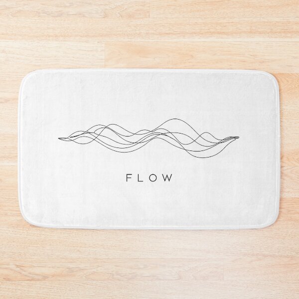Item preview, Minimalist Black Line Art Flowing Waves designed and sold by Osmose-Studio ⭐⭐⭐⭐⭐.