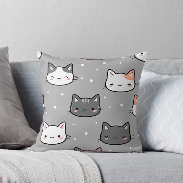 Item preview, Kitties on Gray designed and sold by The Painted Lamb.