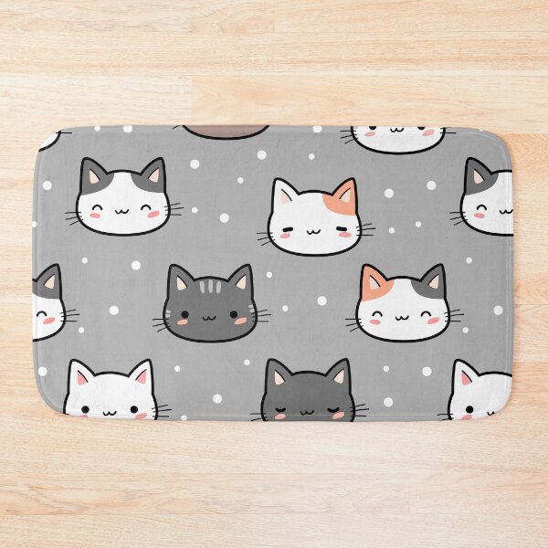 Item preview, Kitties on Gray designed and sold by The Painted Lamb.