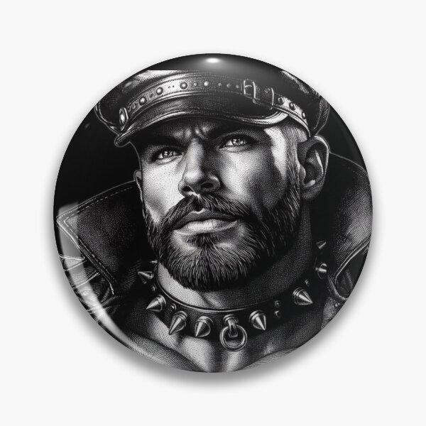 Item preview, Gay Leather Daddy Desire Defiant Currency Tom of Finland Tribute Gay Pride Graphic Design designed and sold by ItsAKinkThing.
