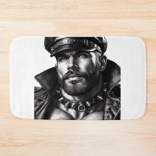 Item preview, Gay Leather Daddy Desire Defiant Currency Tom of Finland Tribute Gay Pride Graphic Design designed and sold by ItsAKinkThing.