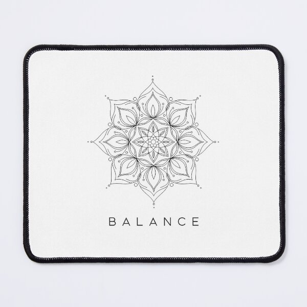 Item preview, Minimalist Black Line Art Balance Mandala designed and sold by Osmose-Studio.