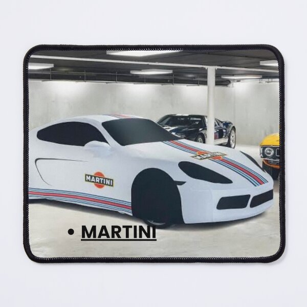 Item preview, Martini Racing Porsche in Underground Garage designed and sold by bhadxogshopping.