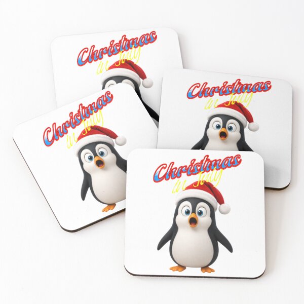 Item preview, Christmas in July Penguin  designed and sold by TheEndDesign.