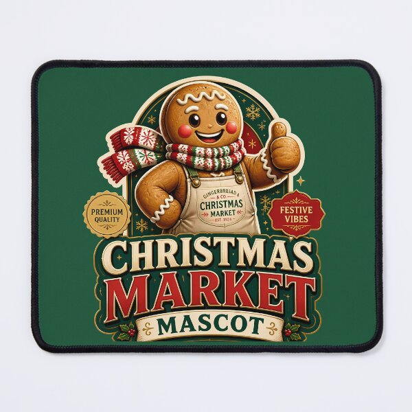 Item preview, Christmas Market Mascot Cute Holiday Shirt Festive Winter Market Clipart, Christmas Cute Mascot Design designed and sold by VectorJoy.