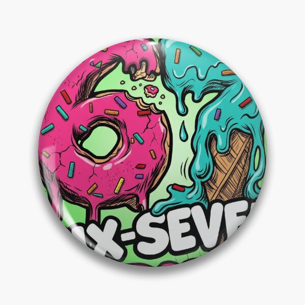 Item preview, I Was 6 Now Im 7 Bruh Funny 7th Birthday Donut Ice Cream designed and sold by Vermanartist.