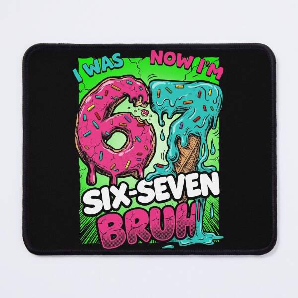 Item preview, I Was 6 Now Im 7 Bruh Funny 7th Birthday Donut Ice Cream designed and sold by Vermanartist.