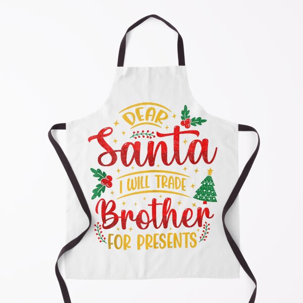 Item preview, Dear Santa Will Trade Brother for Presents Funny Christmas Tank Top designed and sold by rawr00.