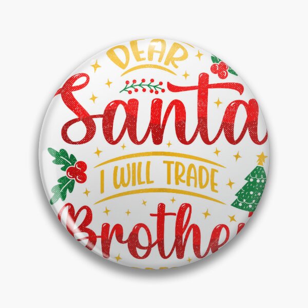 Item preview, Dear Santa Will Trade Brother for Presents Funny Christmas Tank Top designed and sold by rawr00.