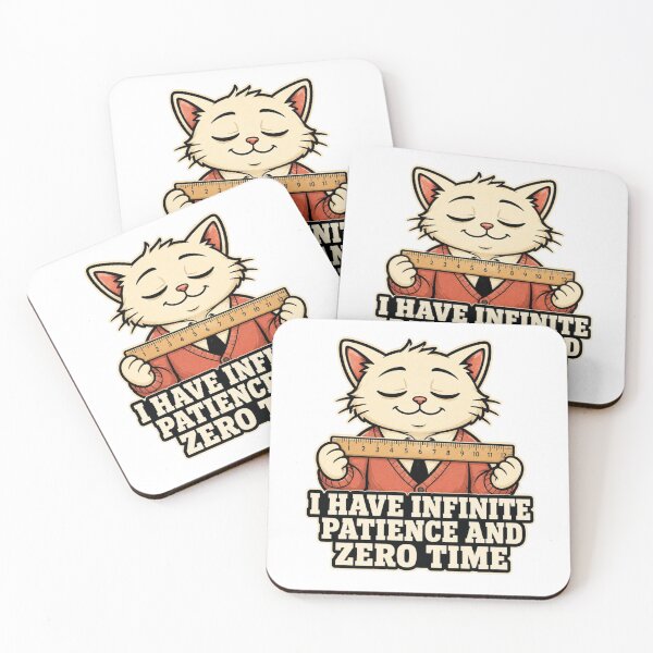 Item preview, Funny Teacher Gift Sarcastic Cat Educator Patience Humor designed and sold by Gentlestate.