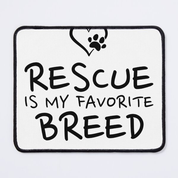 Item preview, Dog & Cat Rescue shirt. RESCUE IS MY FAVORITE BREED Sweatshirt designed and sold by SubStudio97.