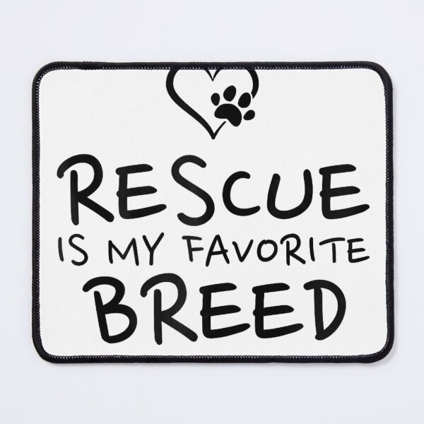 Item preview, Dog & Cat Rescue shirt. RESCUE IS MY FAVORITE BREED Zip Hoodie designed and sold by RKdrawings.