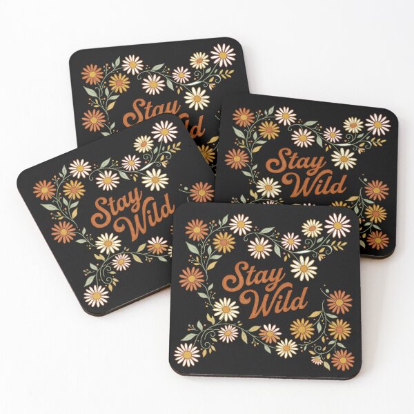 Item preview, Vintage Terracotta Stay Wild Wildflower Wreath designed and sold by Osmose-Studio.