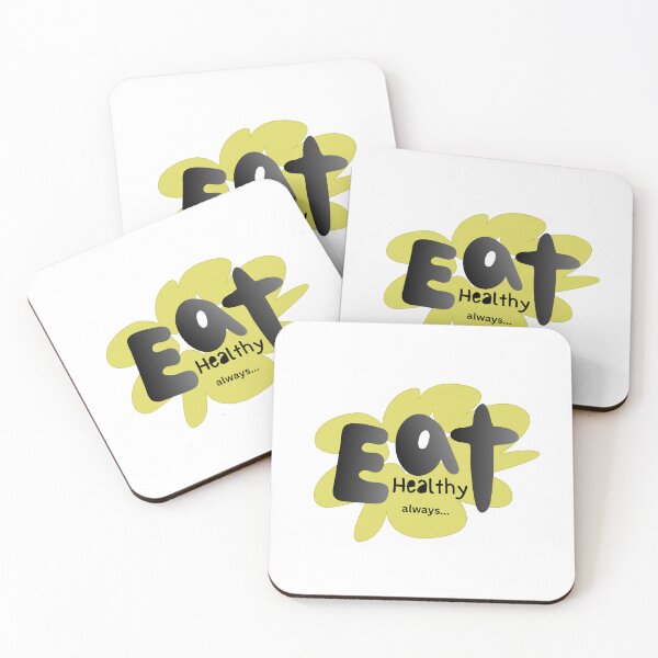 Item preview, Eat Healthy Always designed and sold by Brightberry Studio.
