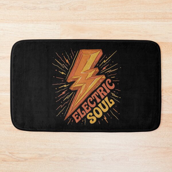 Item preview, Retro Groovy Burnt Orange Electric Soul Lightning Bolt designed and sold by Osmose-Studio.