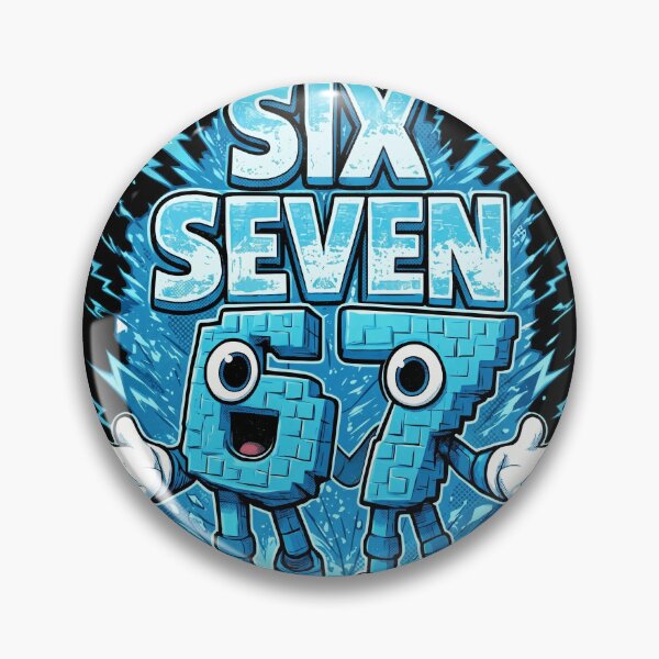 Item preview, Retro Number Six Seven Comic Style Ice Characters designed and sold by Vermanartist.