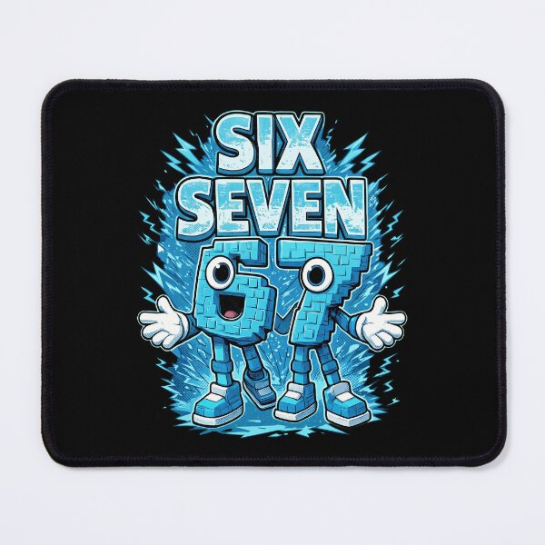 Item preview, Retro Number Six Seven Comic Style Ice Characters designed and sold by Vermanartist.