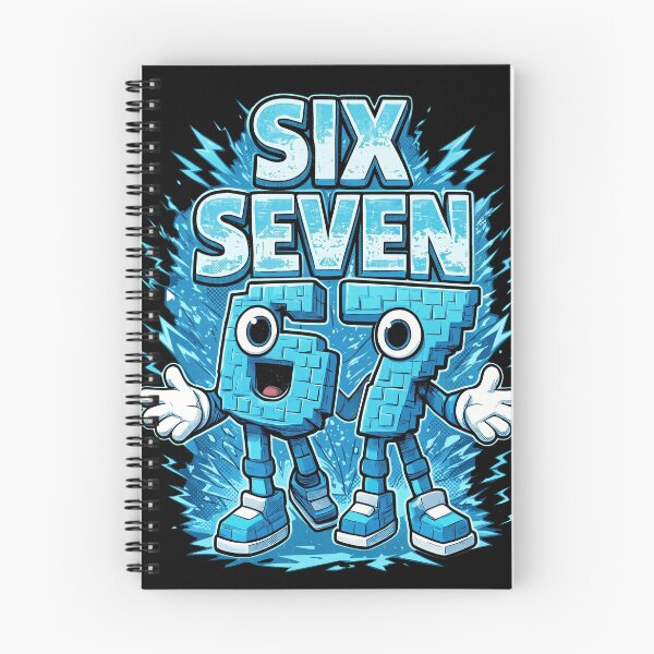Item preview, Retro Number Six Seven Comic Style Ice Characters designed and sold by Vermanartist.