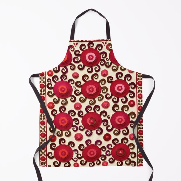 Item preview, Samarkand Antique Southwest Uzbekistan Suzani Embroidery Print designed and sold by Vicky Brago-Mitchell®.