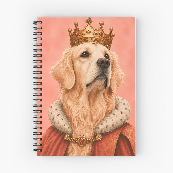 Item preview, Golden Retriever King Portrait designed and sold by prettykaler.