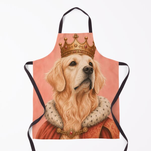 Item preview, Golden Retriever King Portrait designed and sold by prettykaler.