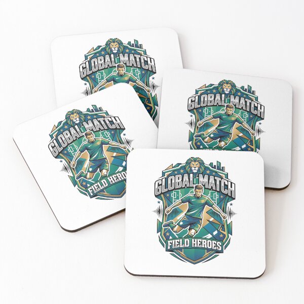 Item preview, Global Match Field Heroes - Soccer Mascot Lion Badge designed and sold by M.Store.