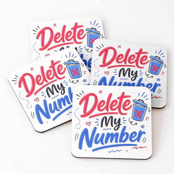 Item preview, social boundaries, delete my number, remove my contact, phone privacy, stop calling me, unwanted calls designed and sold by TrueArtVibes.