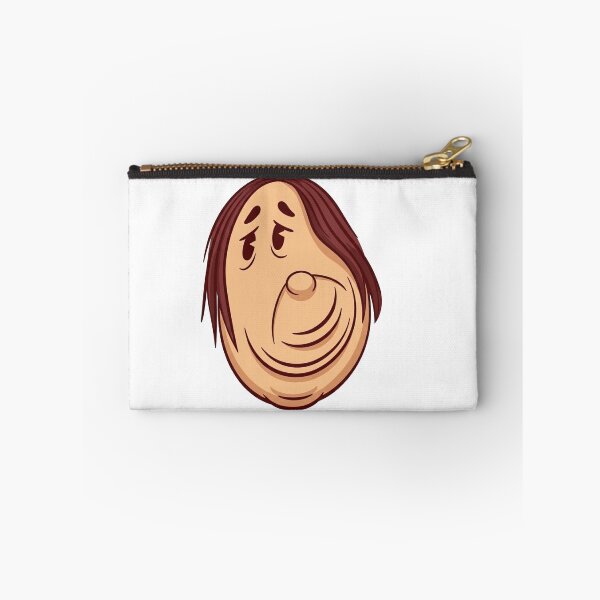Item preview, Whimsical Melancholy Oval Cartoon Face designed and sold by AirCrayons27.