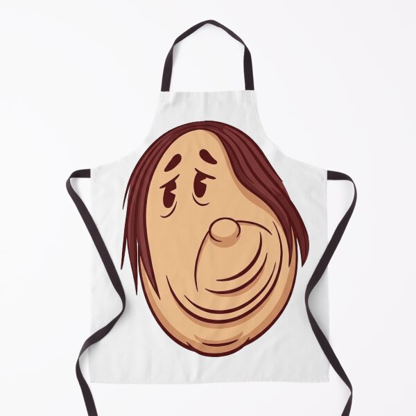 Item preview, Whimsical Melancholy Oval Cartoon Face designed and sold by AirCrayons27.