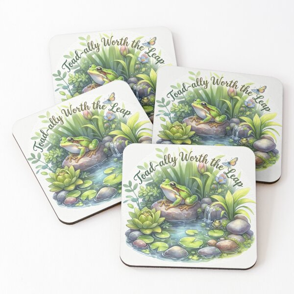 Item preview, Toad-ally Worth the Leap Garden Pond designed and sold by CAutumnTrapp.