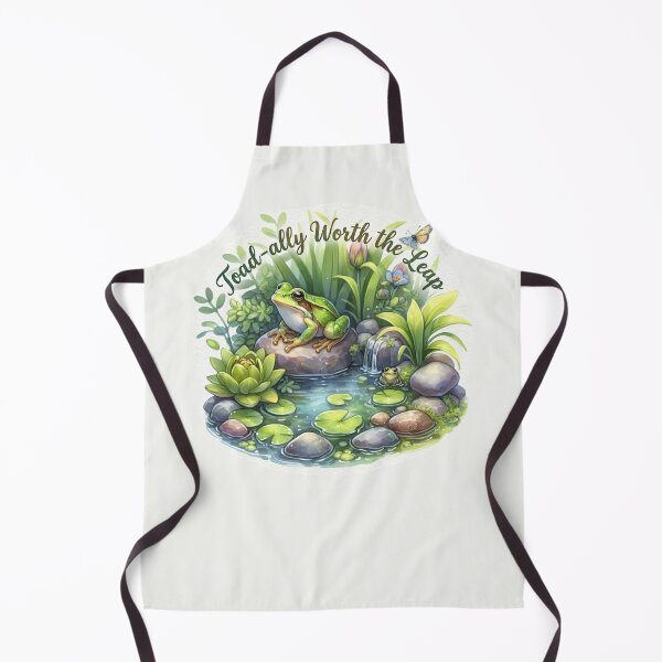 Item preview, Toad-ally Worth the Leap Garden Pond designed and sold by CAutumnTrapp.