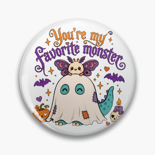 Item preview, You're My Favorite Monster Kawaii Ghost Spooky Lover designed and sold by chattsuede.