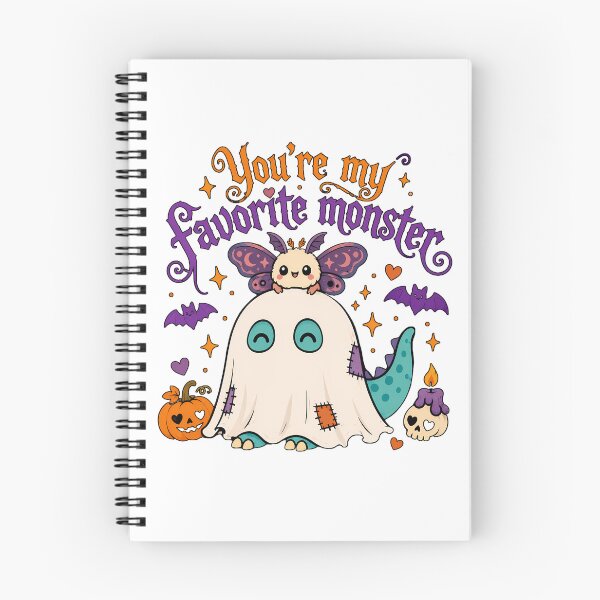 Item preview, You're My Favorite Monster Kawaii Ghost Spooky Lover designed and sold by chattsuede.