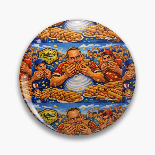 Item preview, Joey Chestnut Nathan's Hot Dog Eating Contest  designed and sold by The Art Queen Of Michigan .