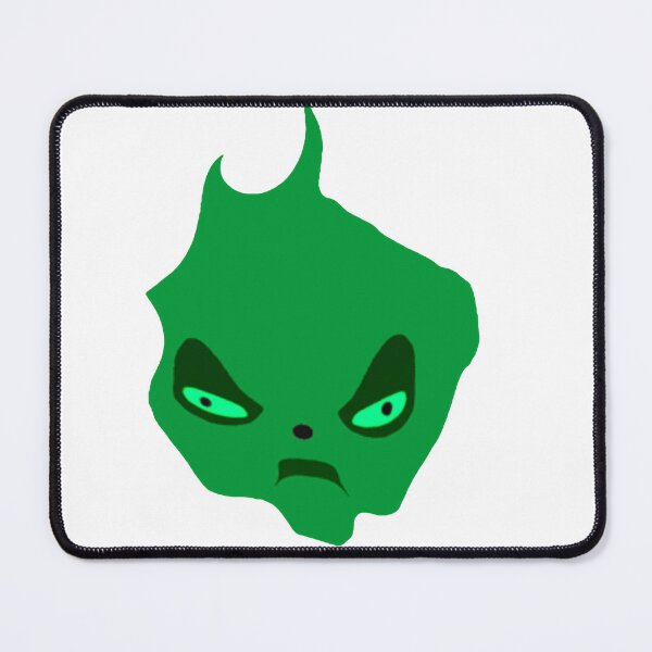 Item preview, Emerald Demon Face Graphic designed and sold by AirCrayons27.
