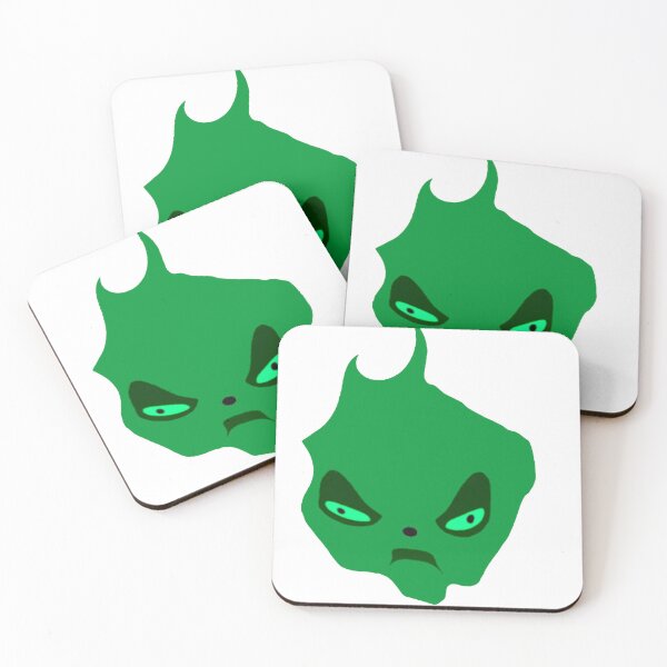 Item preview, Emerald Demon Face Graphic designed and sold by AirCrayons27.
