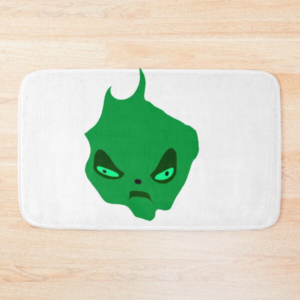 Item preview, Emerald Demon Face Graphic designed and sold by AirCrayons27.