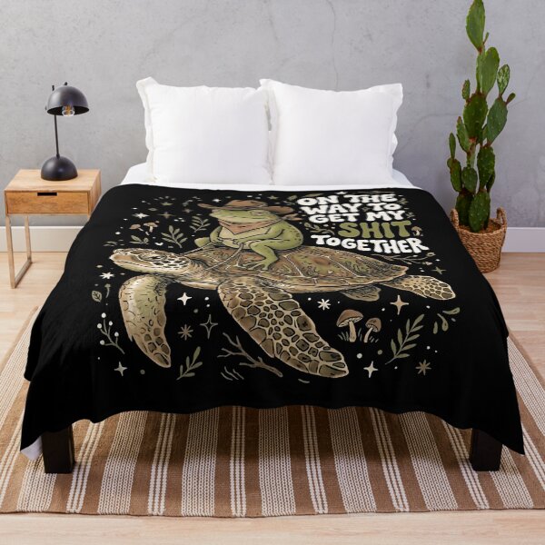 Item preview, Funny Cowboy Frog Riding Turtle Sarcastic Adult Humor Nature Lover Gift  designed and sold by graphixpolash.