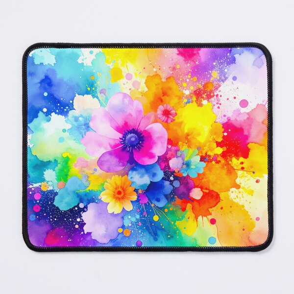 Item preview, Floral Ink Wash (multicolor) designed and sold by WeaveSphere.