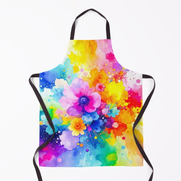 Item preview, Floral Ink Wash (multicolor) designed and sold by WeaveSphere.