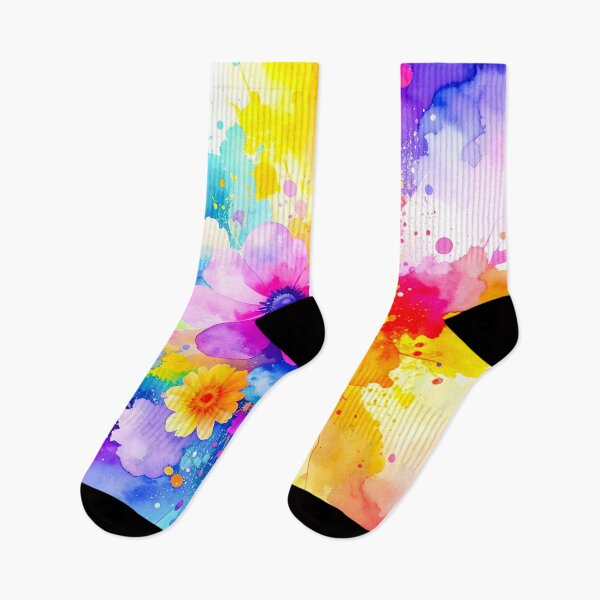 Item preview, Floral Ink Wash (multicolor) designed and sold by WeaveSphere.