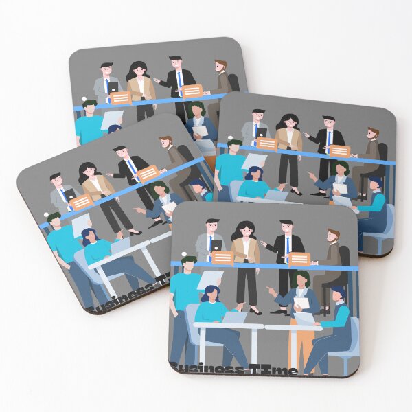 Item preview, Corporate Synergy Flat Vector Business Illustration designed and sold by Divichan.