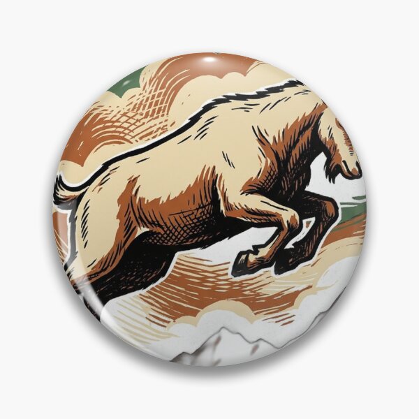 Item preview, Trail Running Feral Goat Sprint Mountain Shirt designed and sold by FoxglovePress.