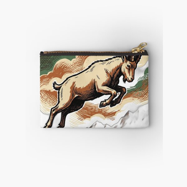 Item preview, Trail Running Feral Goat Sprint Mountain Shirt designed and sold by FoxglovePress.