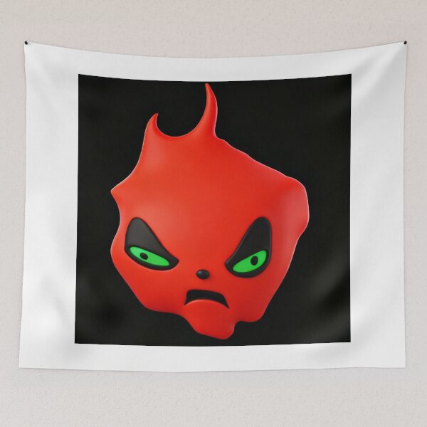 Item preview, Crimson Demon Face Graphic designed and sold by AirCrayons27.
