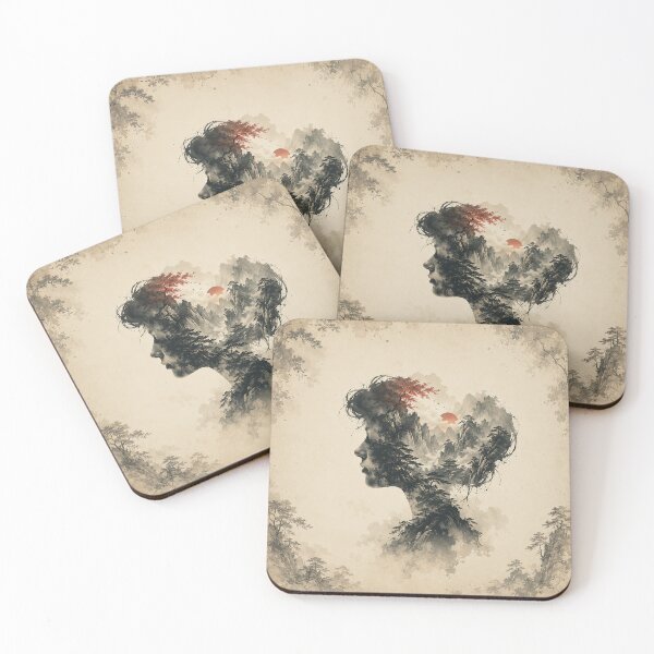 Item preview, Whispers Of The Mind Between Ancient Mountains designed and sold by nikkolaus.
