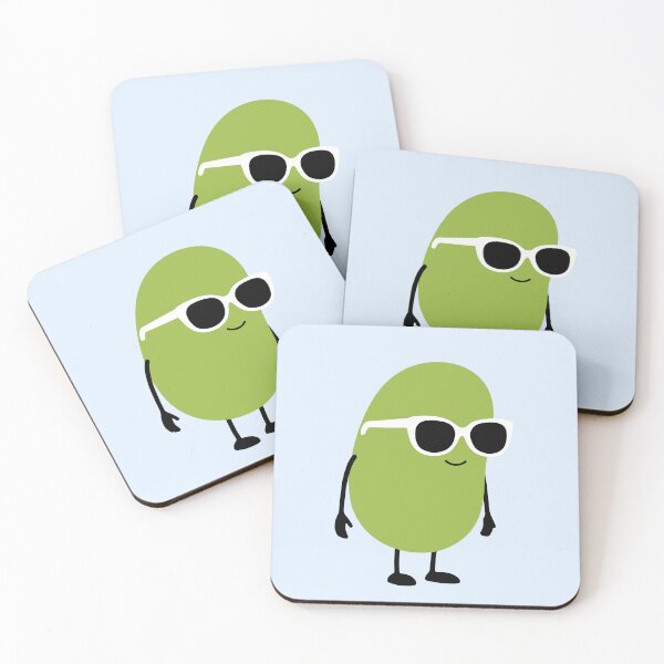 Item preview, Bean green Flat designed and sold by White Rim Mates.
