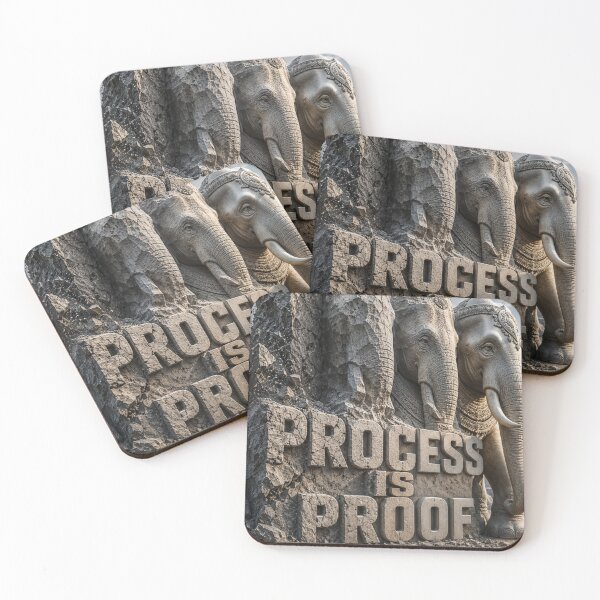 Item preview, Infrastructure Founder Structure Carries All Elephant Brutalist Art Print designed and sold by SavannaStrikes.