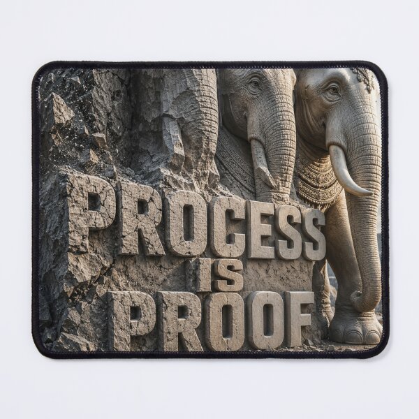 Item preview, Infrastructure Founder Structure Carries All Elephant Brutalist Art Print designed and sold by SavannaStrikes.